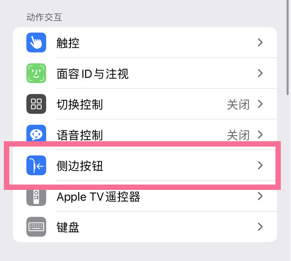 盘县苹果14维修店分享iPhone14 Plus侧键双击下载功能关闭方法 